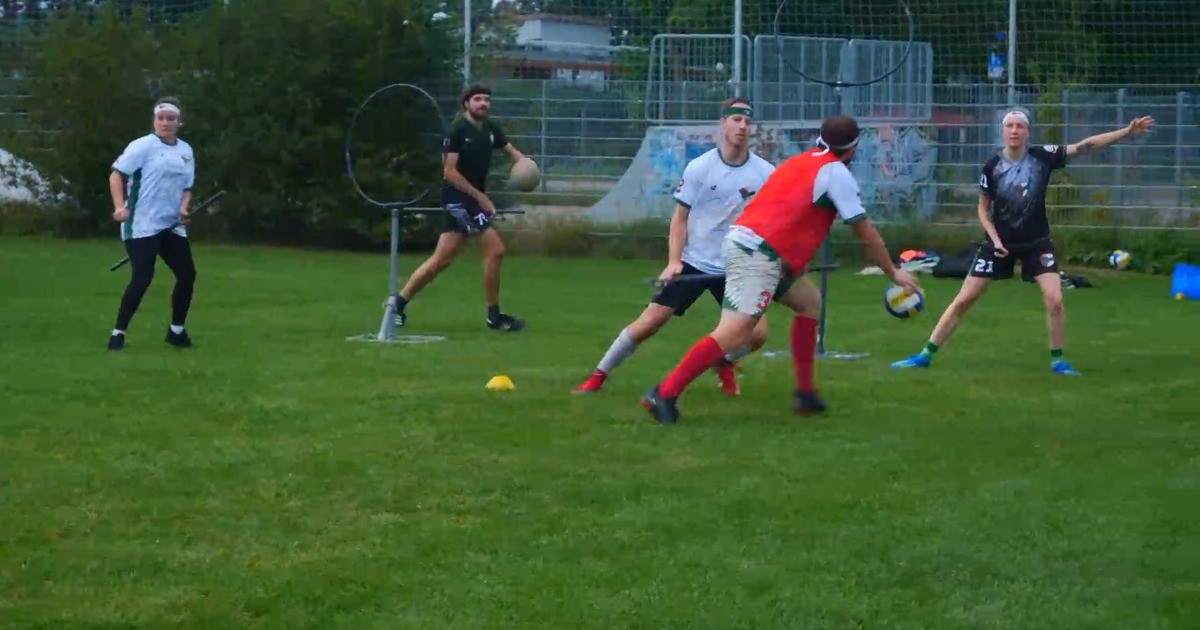 Quadball in Augsburg – Mit dem Besen übers Spielfeld